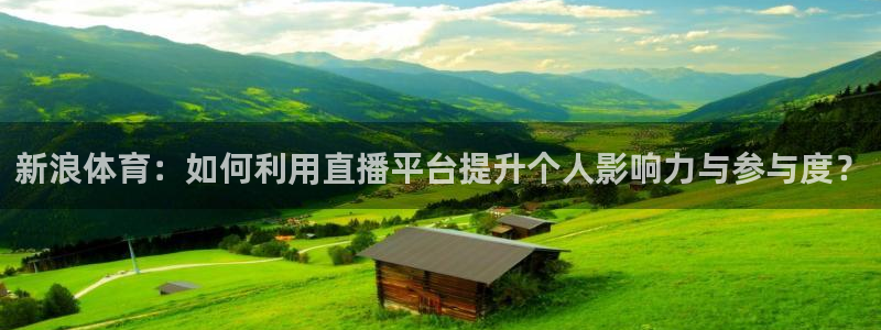 178体育视频直播免费观看：新浪体育：如何利用直播平台提升个人影响力与参与度？